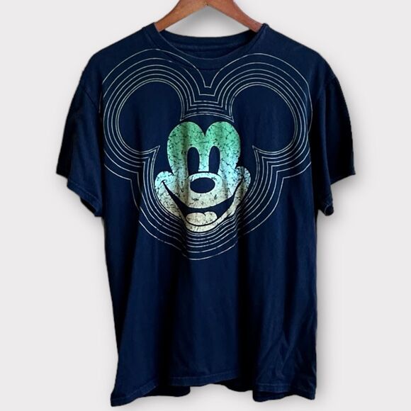 Disney Other - Disney Parks Mickey Mouse Face Ferris Wheel DCA Disneyland Adult XL Shirt Black